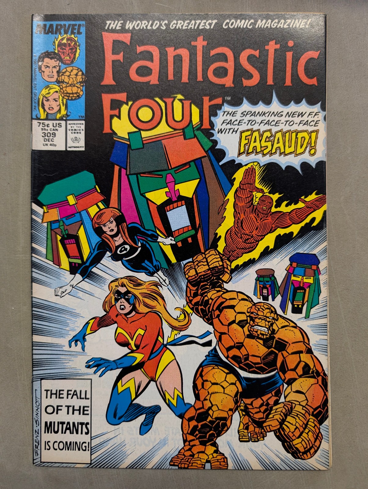 Fantastic Four #309, Marvel Comics, December 1987.