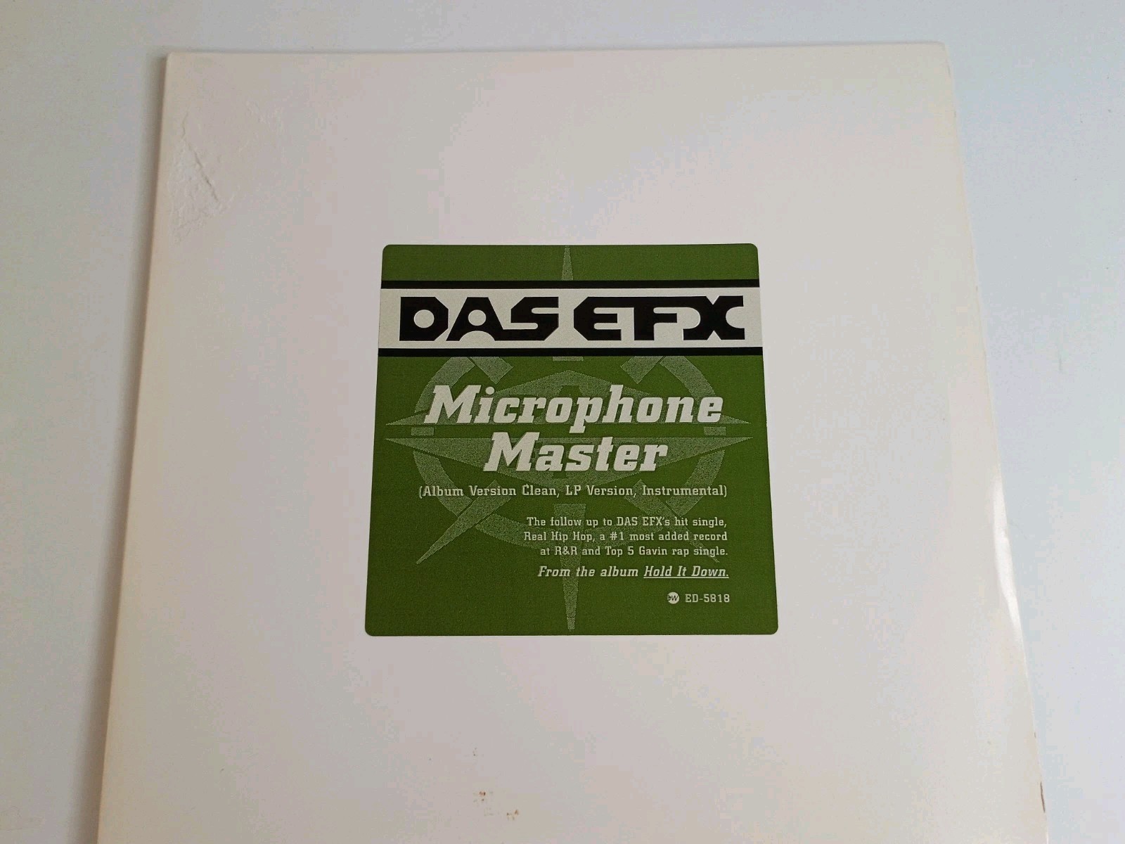 DAS EFX MICROPHONE MASTER DJ SPINNA REMIX 12" Vinyl Record MOBB DEEP 90's Rap 