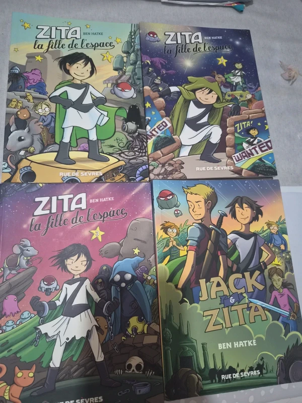 Lot livres 1 à 4 Zita et Jack et Zita