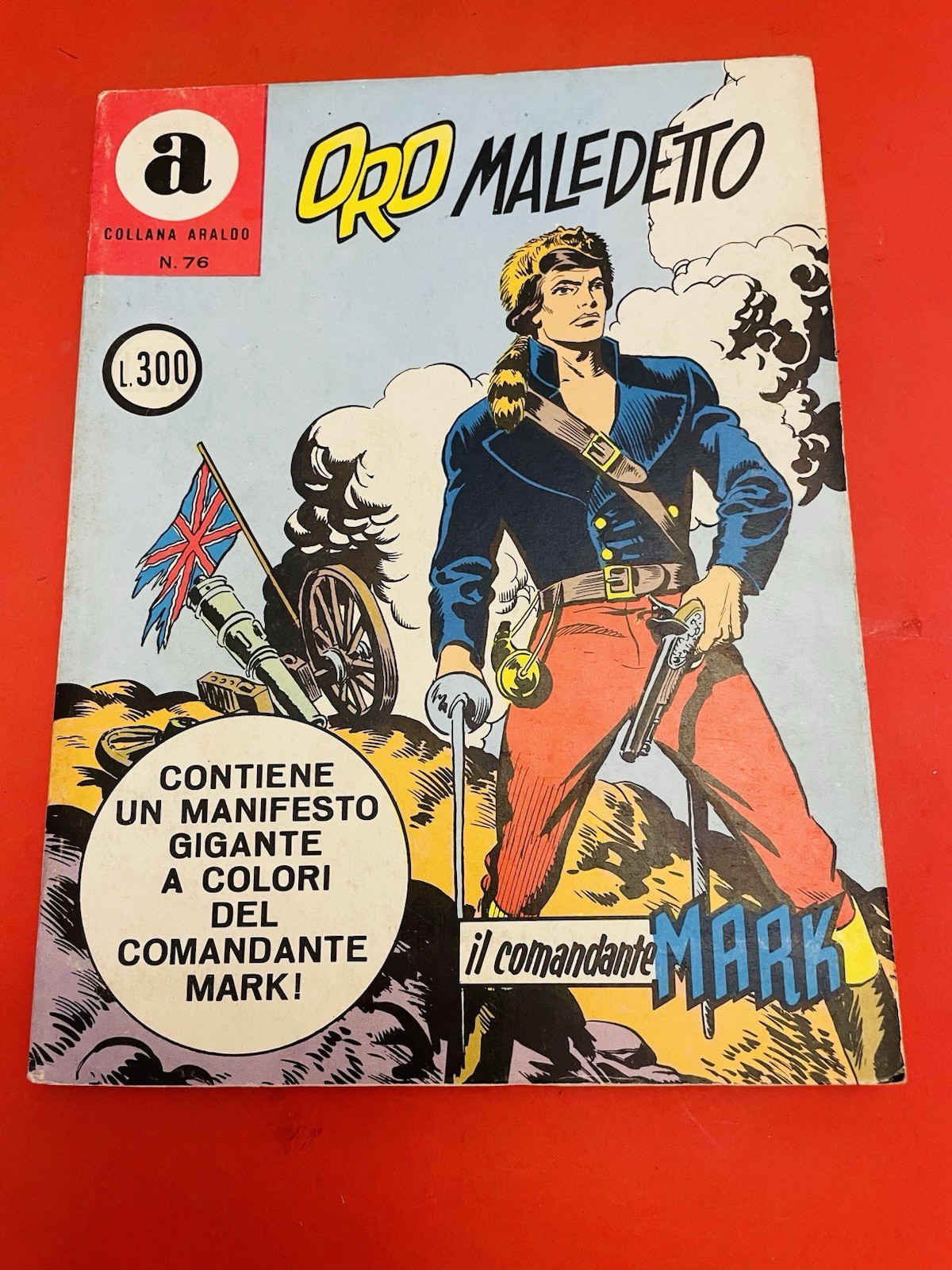 Collana Araldo Comandante Mark n.76 con Poster originale da magazzino mai aperto