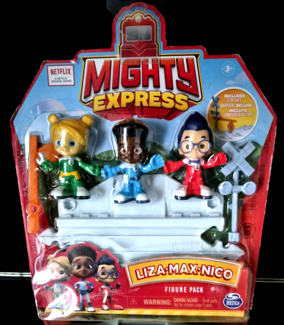 Minifigure Mighty Express confezione da 3 pezzi con binario treno