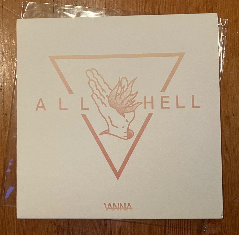 Vanna ‎All Hell Vinyl LP US 2016 White/Cream/Pink Pressing  NICE!!