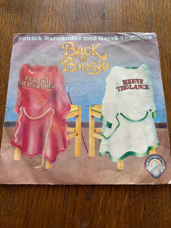 Vinyle 45 tours - Back to boogie - Patrick Hernandez and Hervé Tholance