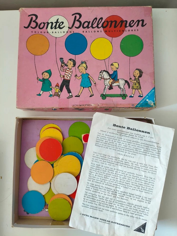 Ravensburger vintage kinderspel ‘’Bonte ballonnen’'
