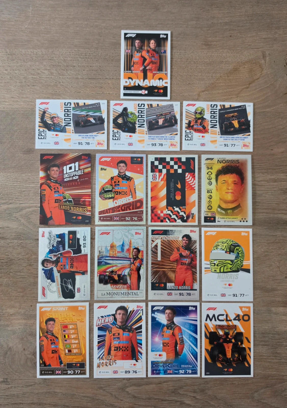 Topps F1 Lando Norris Pack