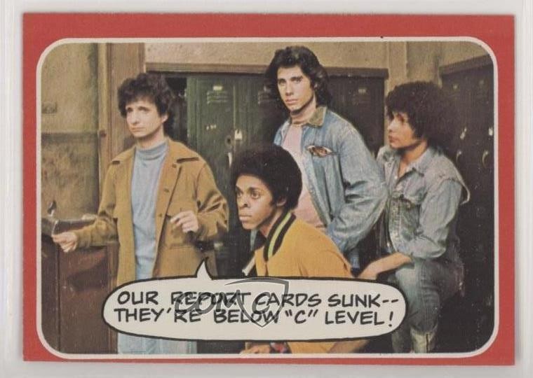 1976 Topps Welcome Back Kotter Our report cards sunk #22 0b6