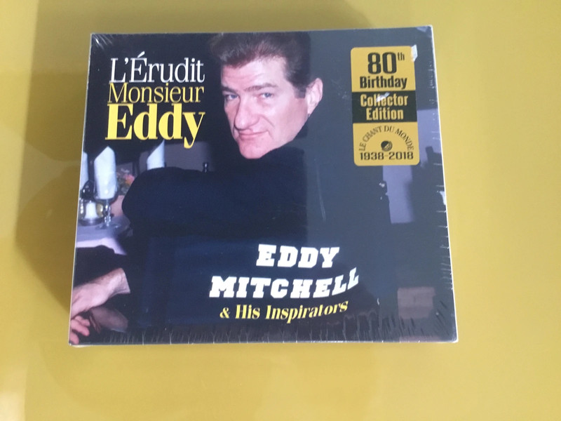 Coffret 5 CD digipack Eddy Mitchell l’érudit Monsieur Eddy (neuf)