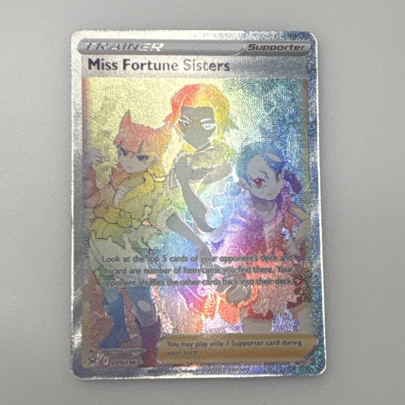 The Pokémon Company Miss Fortune Sisters 209/196 Origine Perduta Holo IT Segreto 2022