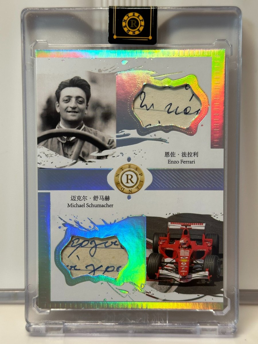 2026 Eternal Resplendent Enzo Ferrari Michael Schumacher Dual History Relics /50