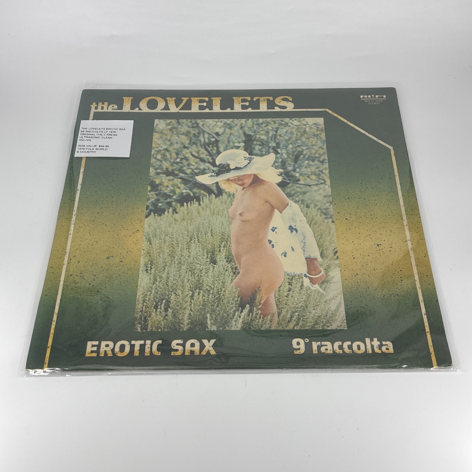 The Lovelets Erotic Sax 9A Raccolta Lp 1976 ORIG Italy Ultrasonic Clean VG+/VG