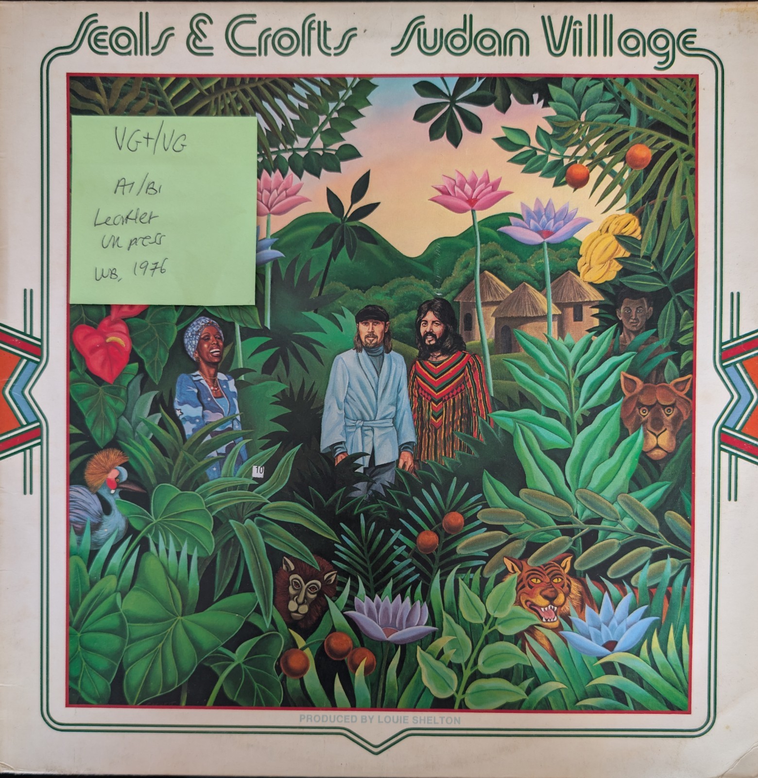 Seals & Crofts Sudan Village Vinyl Record VG+/VG K56307 1976 1st Press