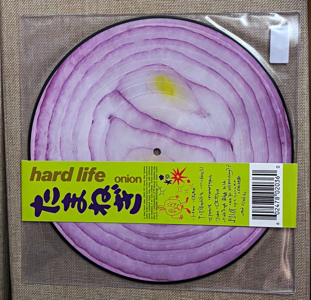 Hard Life - onion - Picture Disc Vinyl Record - Recalled.  New!