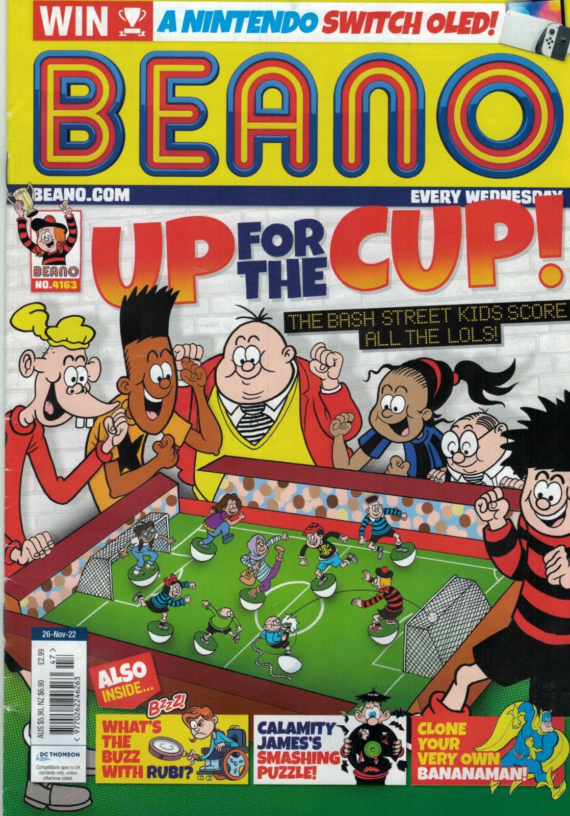 Beano Comic - No. 4163 - 26/11/2022 - Up For The Cup!