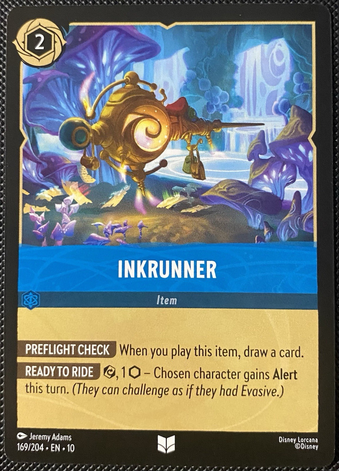 Inkrunner 169/204 Whispers in the Well Regular NM Lorcana