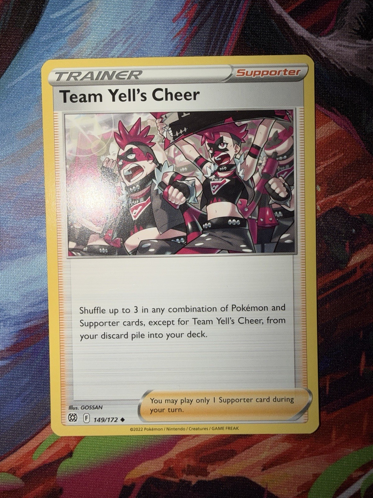 Team Yell's Cheer 149/172 Uncommon Brilliant Stars Near Mint