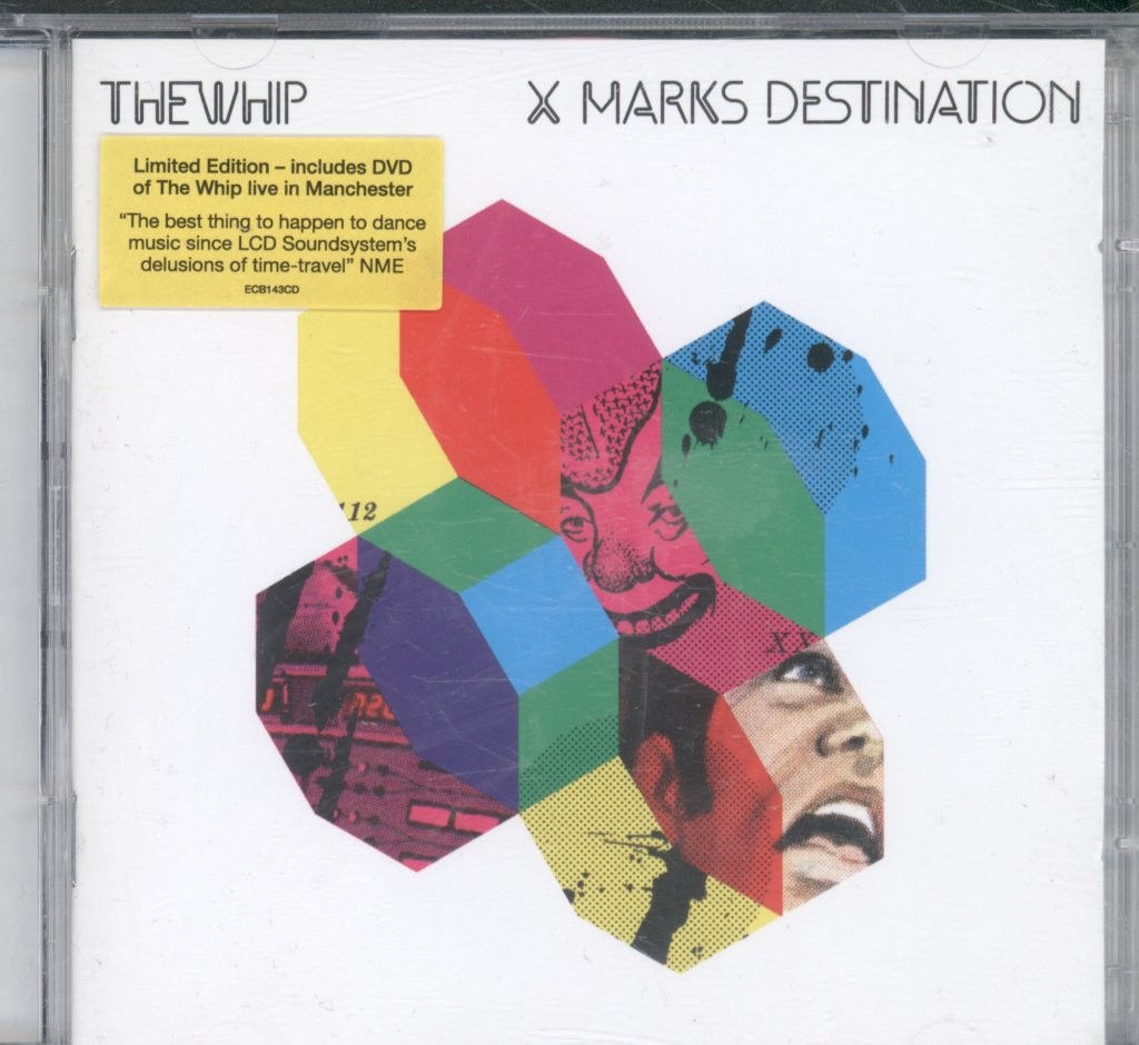 The Whip X Marks Destination CD DVD Europa Southern Fried 2008 Live