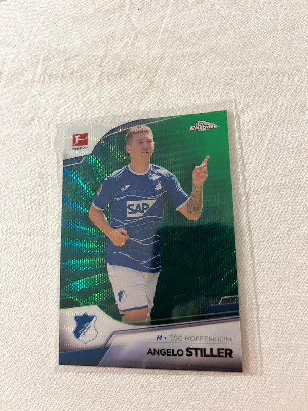 Carte foot topps chrome stiller 92/99