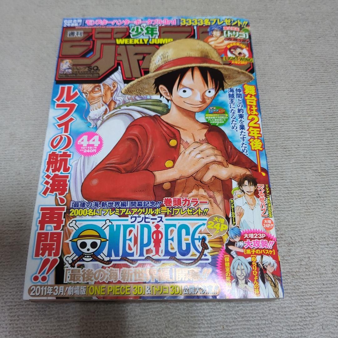 Settimanale Shonen Jump 2010 Numero 44 PEZZO UNICO 2 anni dopo