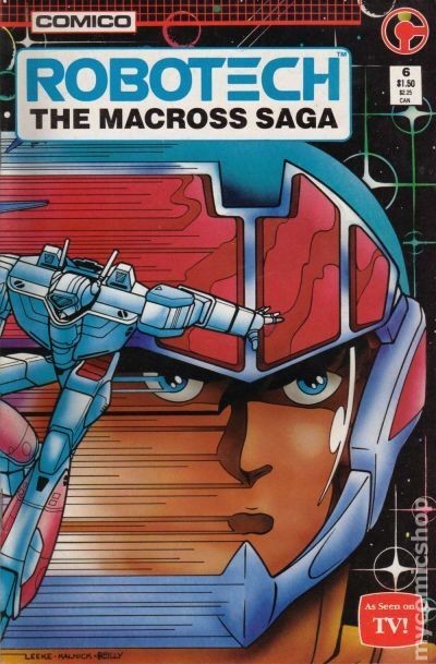 Robotech La Saga Macross #6 VF 1985 Immagine Stock