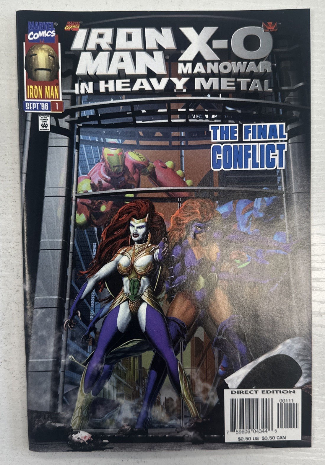 X-O Manpower/Iron Man: "Heavy Metal!" Acclaim Comics 1996, usato/confezionato!!!