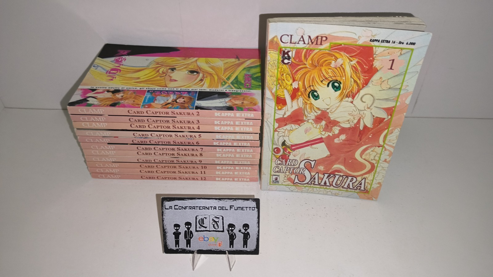 CARD CAPTOR SAKURA COMPLETA 1/12 STAR COMICS MANGA CLAMP