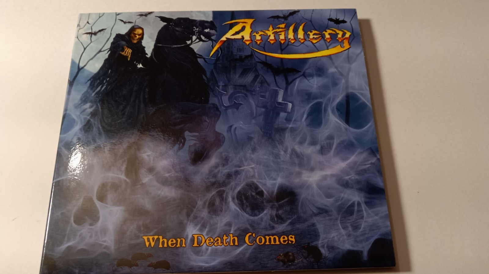 ARTILLERY WHEN DEATH COMES METAL MIND LABEL CARDBOARD DIGIPAK SLEEVE USED CD
