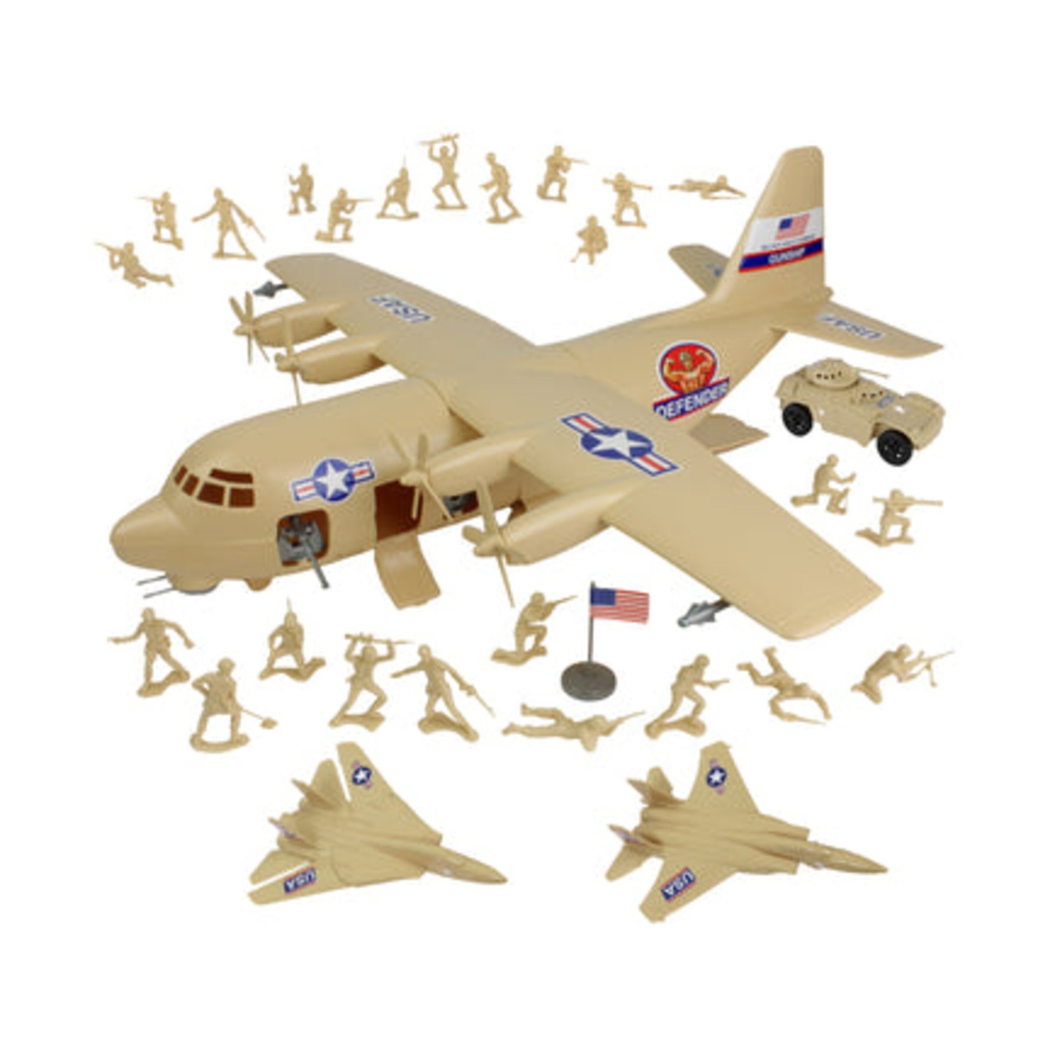 VictoryBuy Toys AC-130 Ercole Aereo Militare - Tan Nuovo