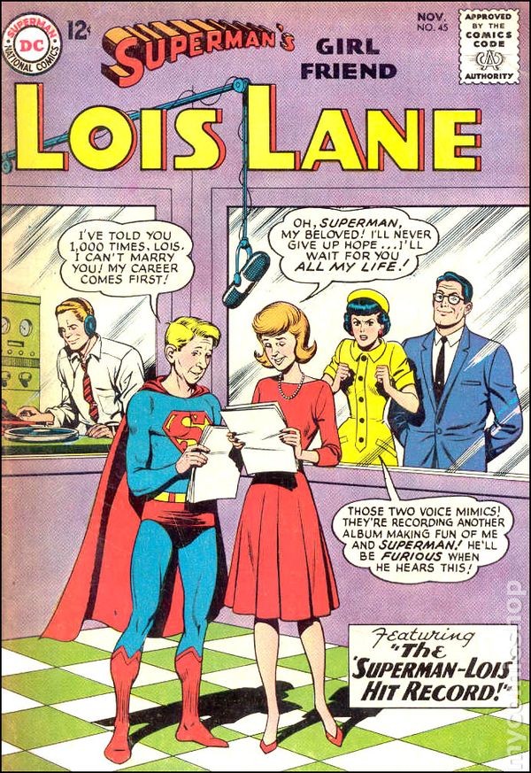 Superman's Girlfriend Lois Lane #45 GD 1963 basso grado