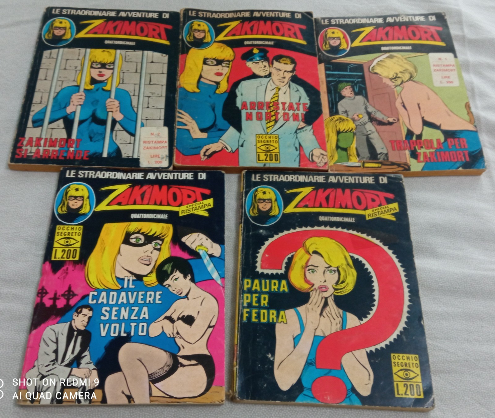 ZAKIMORT ASTORINA  2° serie fumetto vintage  N° 19 del 1973 + ho il 20 21 22 24