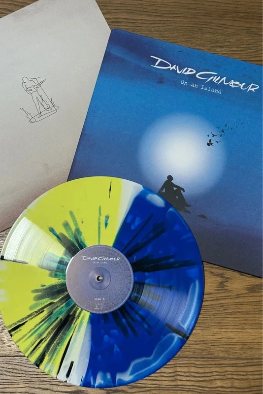 David Gilmour LP numerato 676/3000 splatter colorato On An Island Blood Records
