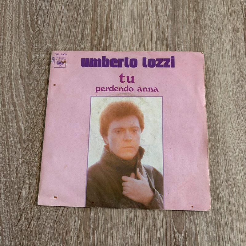 Disque 45 tours vinyle Umberto Tozzi