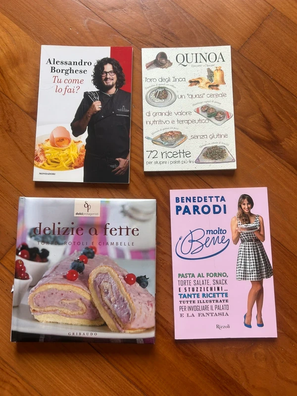 Set libri ricette Borghese e Parodi