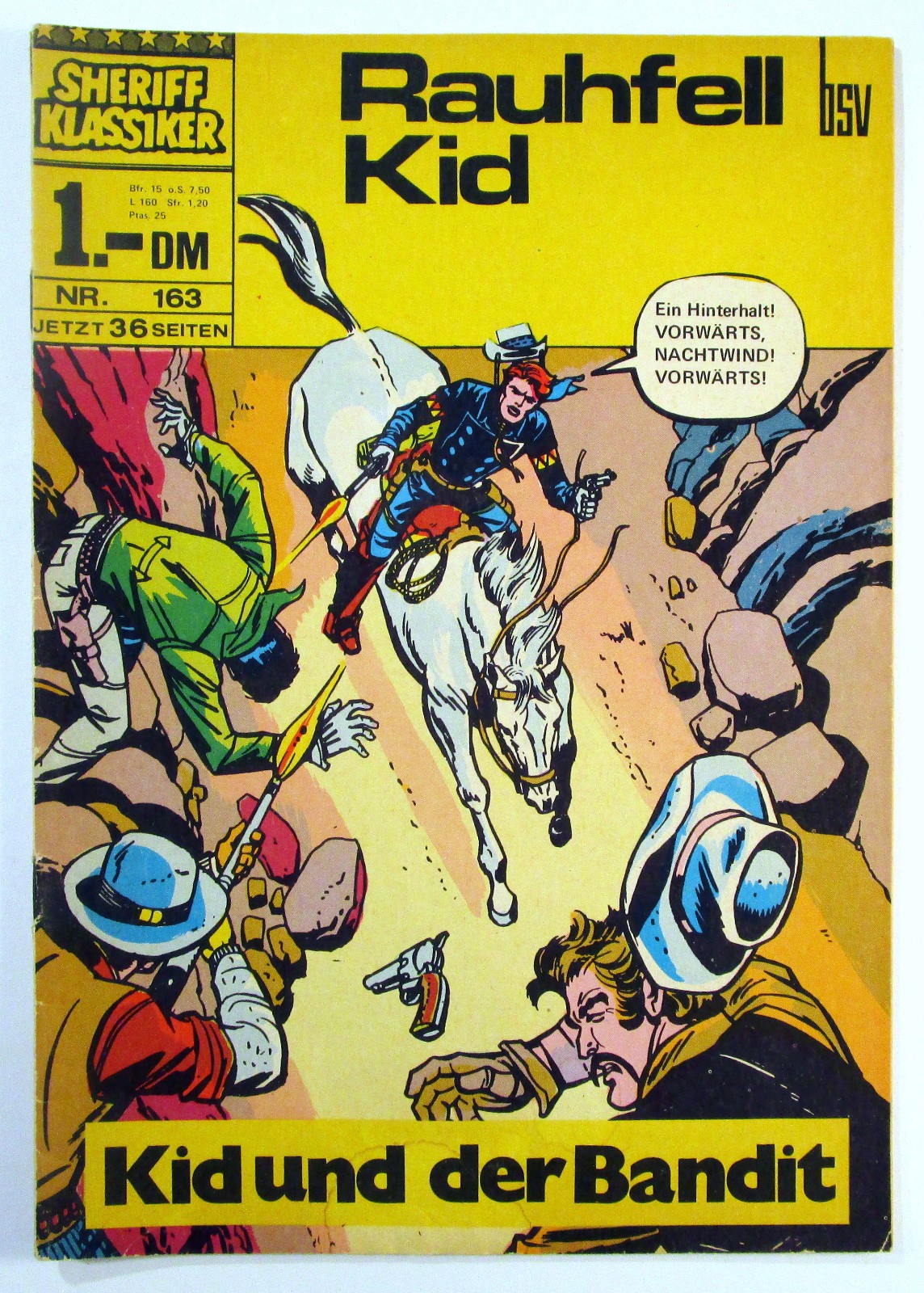 Sceriffo Classico Fumetto n.163 Originale BSV Editore 1964 - 1973 Z 2