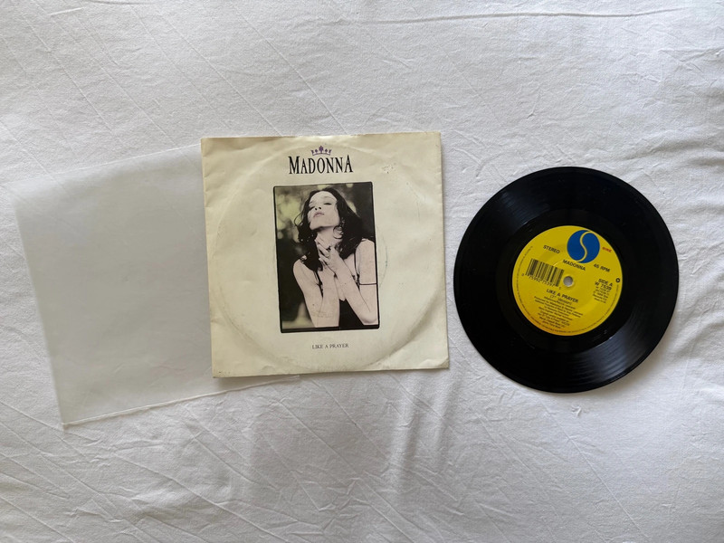 Madonna like a prayer UK vinile 45 7” rare
