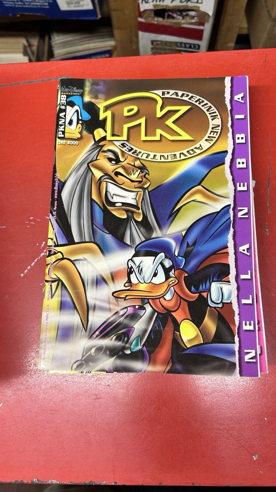 Walt Disney PK Paperinik n. 38 fumetto italiano 1997 Nella Nebbia