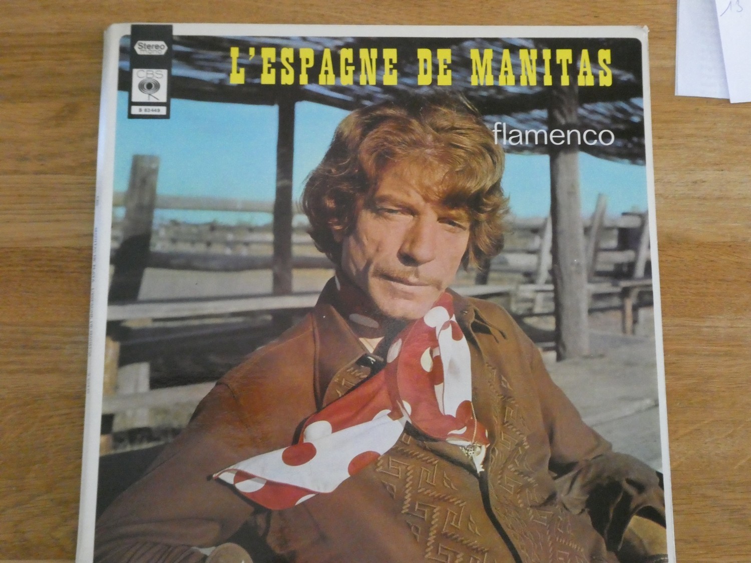 disque vinyle LP 33 t tours l'Espagne de Manitas flamenco