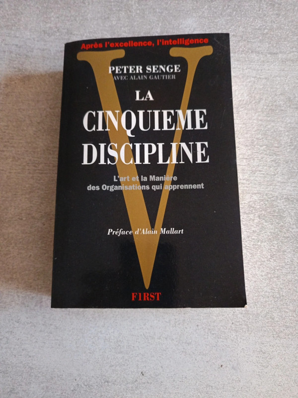 Livre sur la 5e discipline de Peter Senge