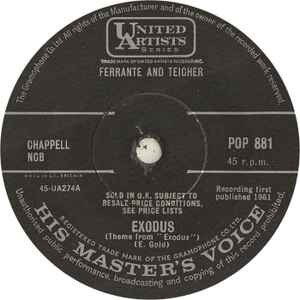 Ferrante And Teicher* - Exodus, 7", (Vinyl)