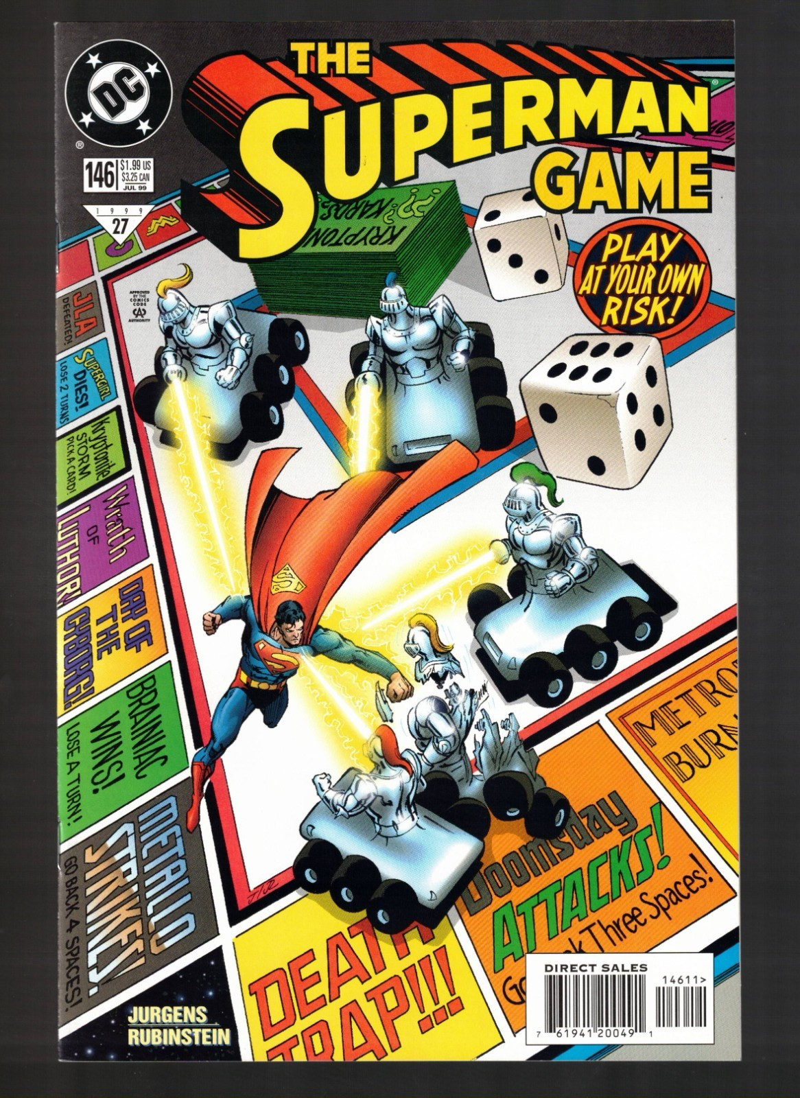 Superman #146 Il Gioco di Superman! fumetto DC in ottime condizioni/nm 1999