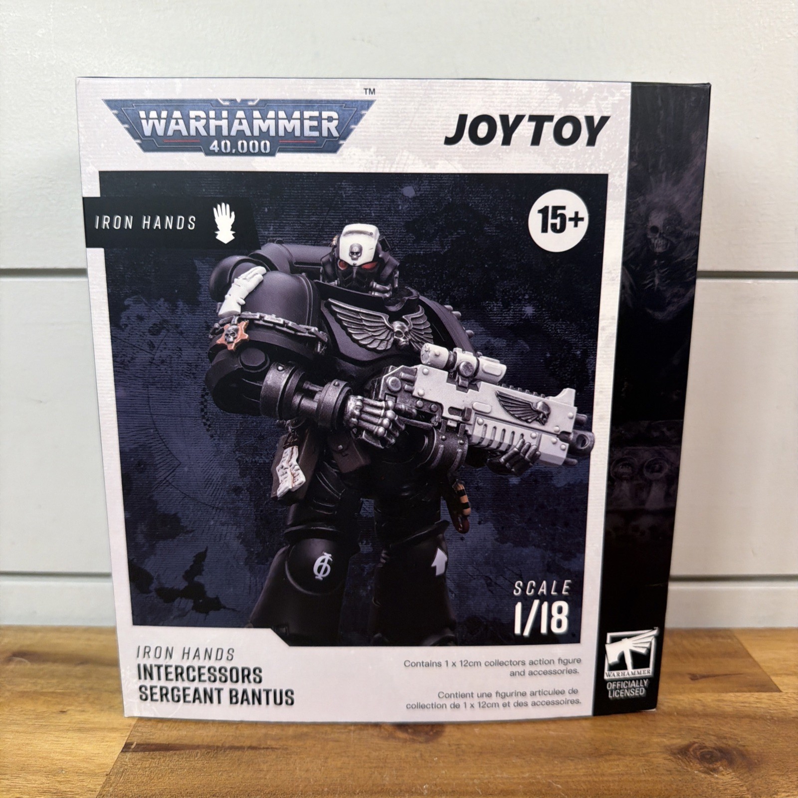 Joytoy Warhammer Iron Hands Intercessors Sergente Bantus Figura CIB Venditore USA