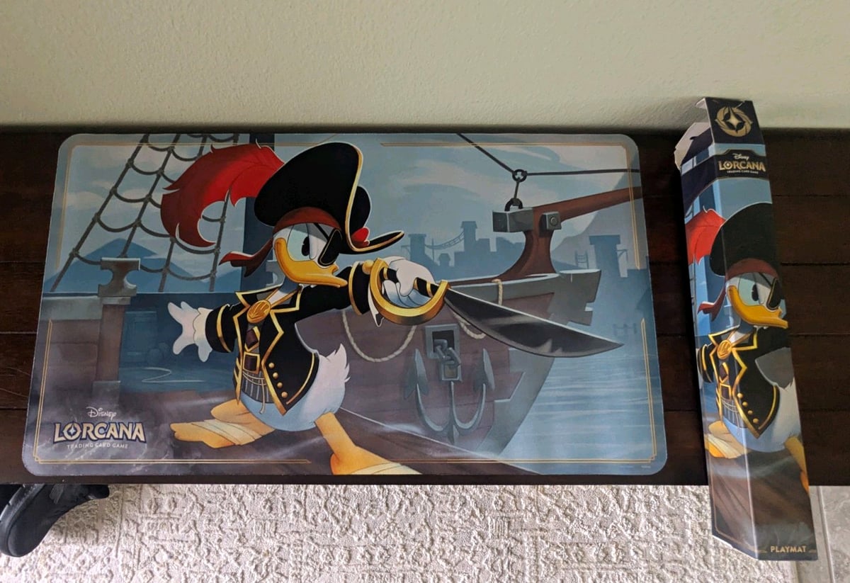 Disney Lorcana TCG Donald Duck TCG Playmat