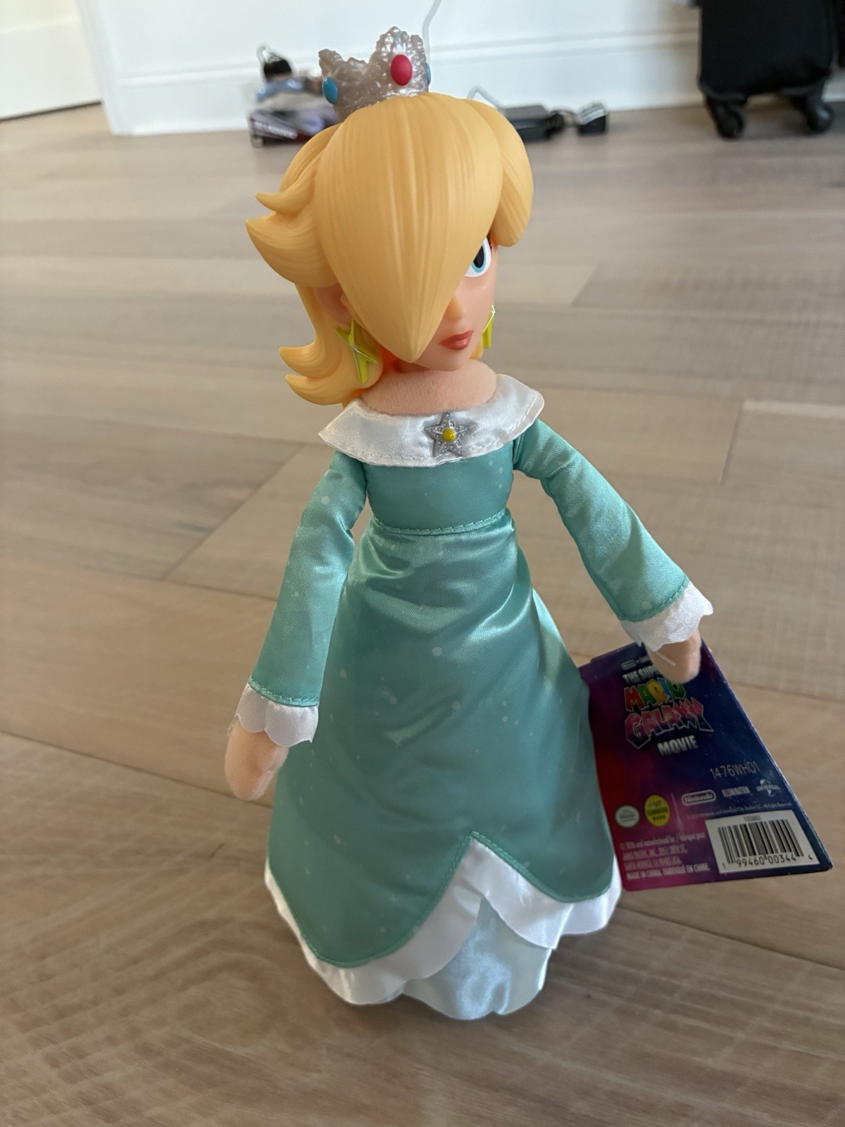 The Super Mario Galaxy Movie Princess Rosalina Peluche Bambola Nintendo 9,5" Jakks