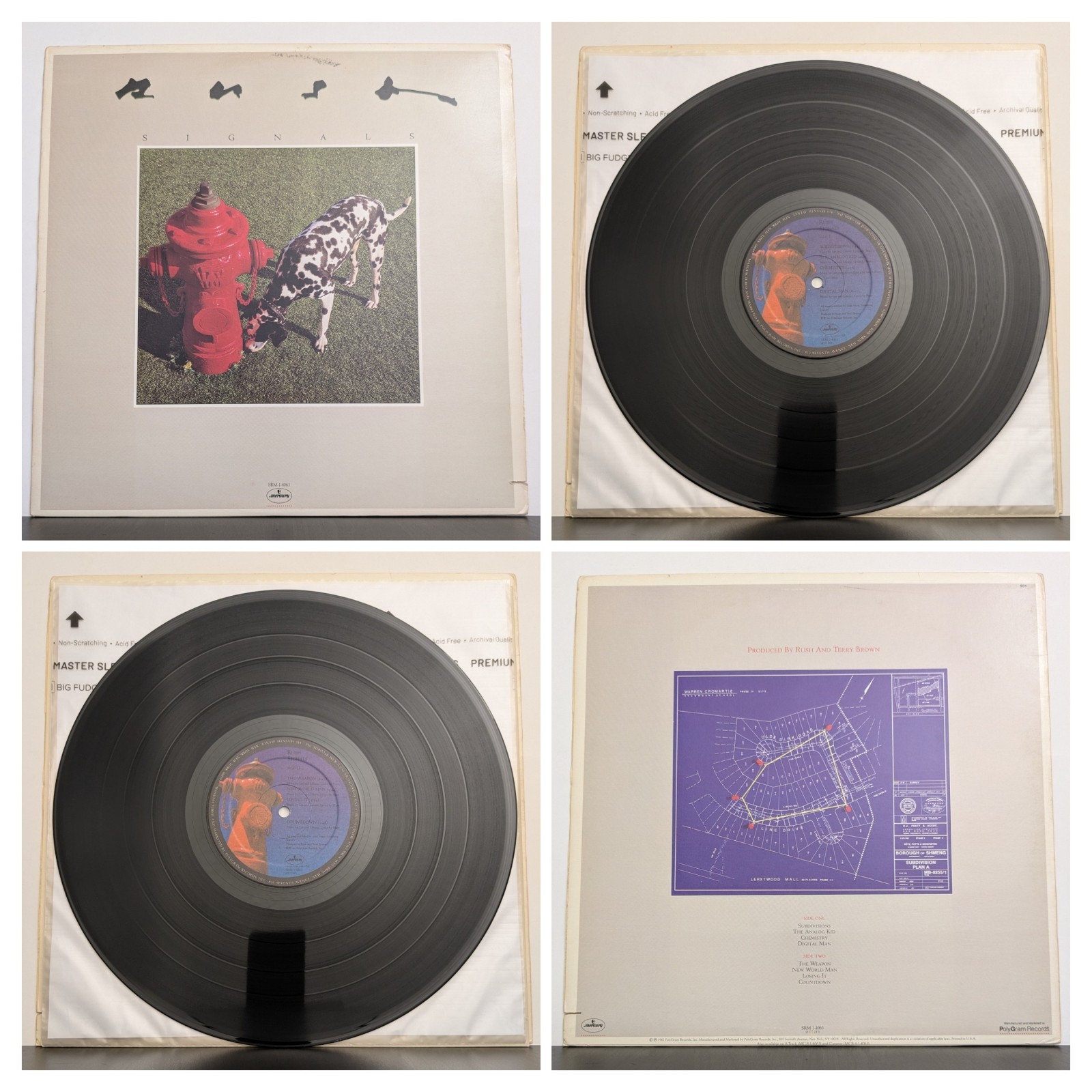 Rush Signals 1982 US LP Hauppauge Mercury SRM-1-4063
