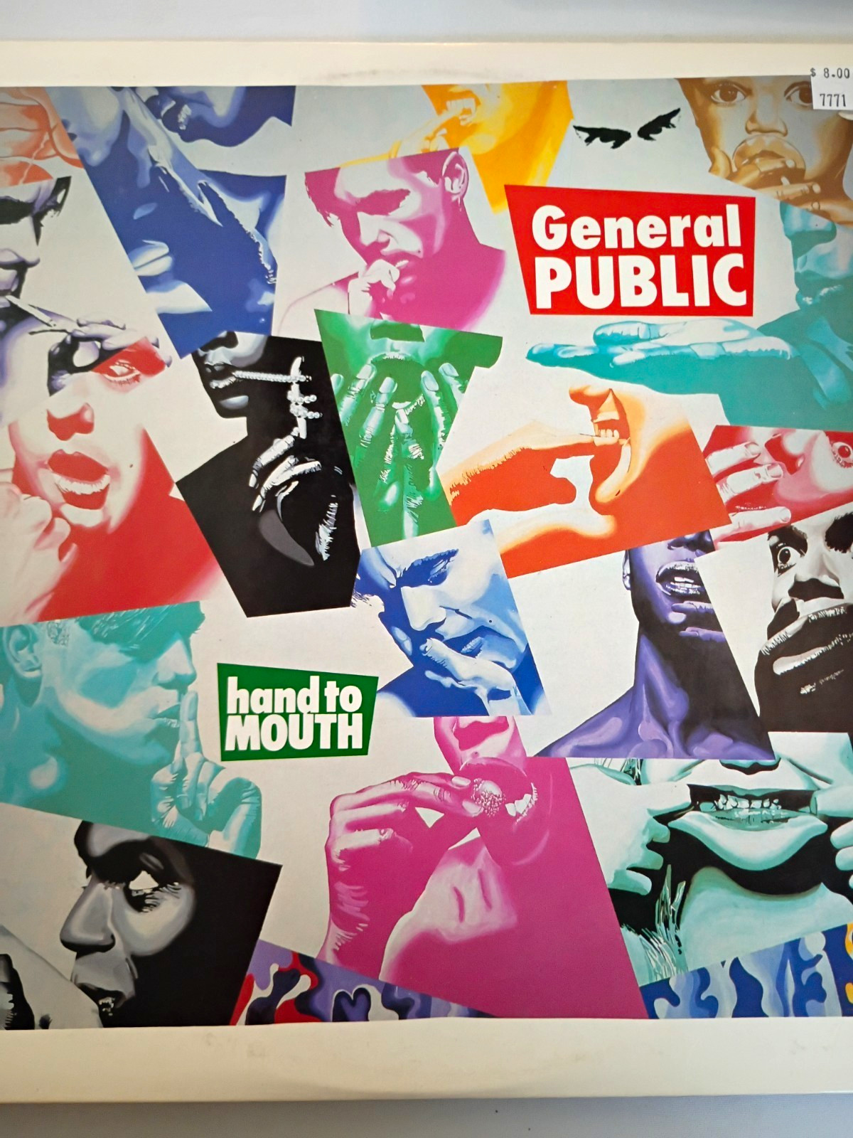 Promo General Public Hand to Mouth LP Vinyl 1986 I.R.S. IRS-5782 12" 33RPM Rock
