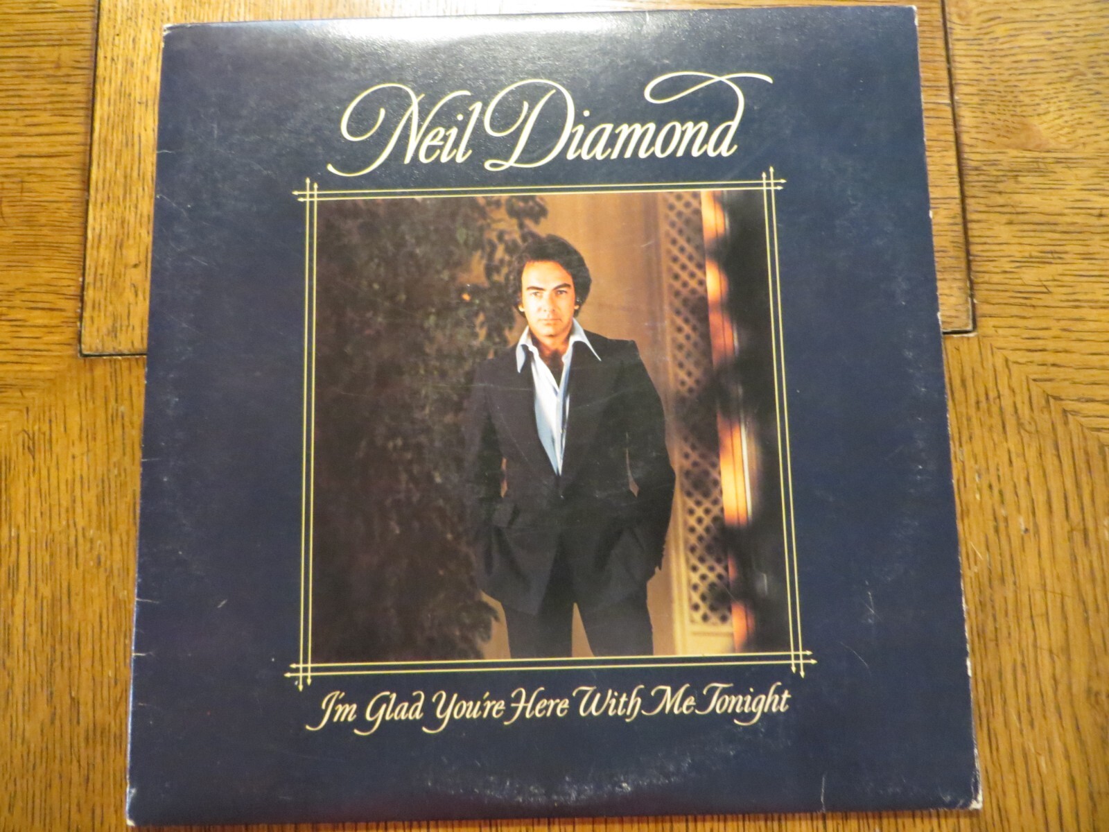 Neil Diamond – I'm Glad You're Here With Me Tonight 1977 Columbia JC34990 LP VG