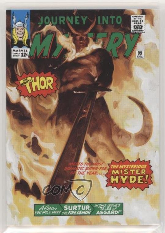 2020 Upper Deck Marvel Masterpieces Level 2 What If? 17/999 Surtur #60 3vx
