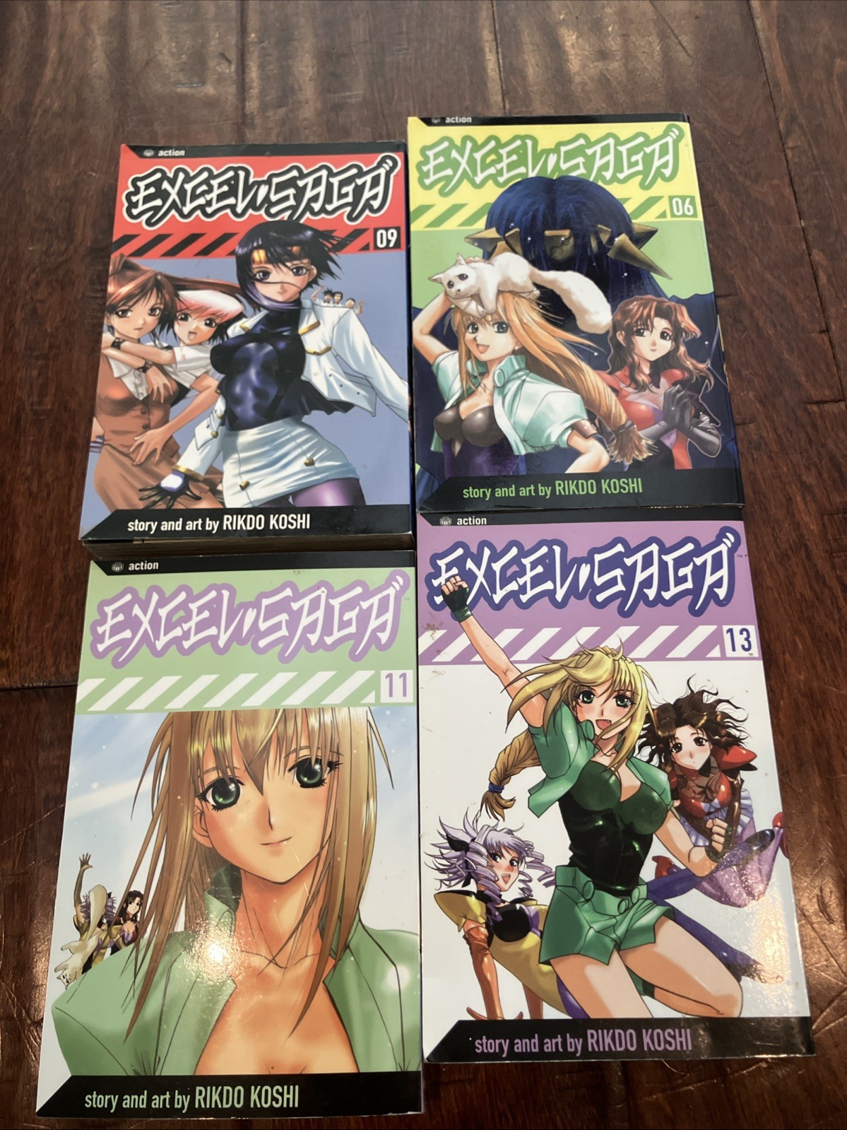 Lotto 4 libri manga Excel Saga