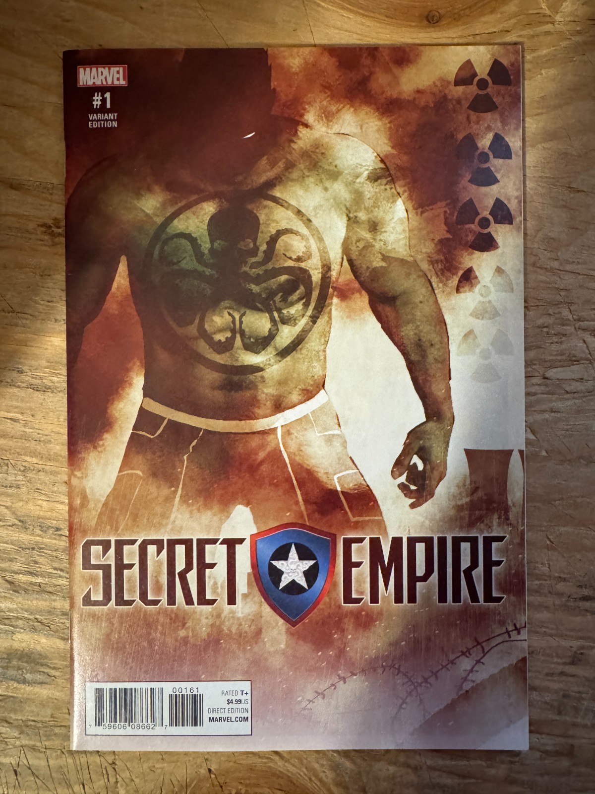 SECRET EMPIRE #1 ANDREA SORRENTINO HYDRA HEROES VARIANT NM