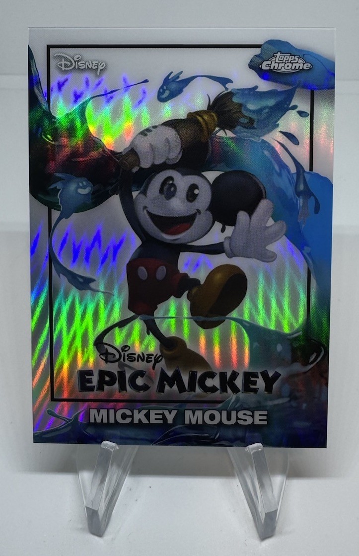 2026 Topps Disney Neon Chrome - Topolino Epico Topolino #EM-1 Holo SP 🔥