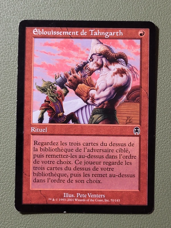 Éblouissement de Tahngarth - Apocalypse